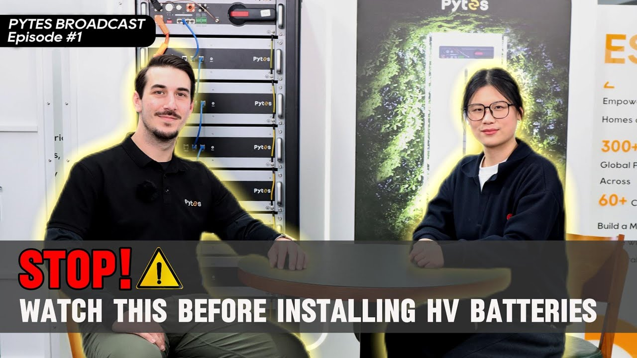 Pytes Broadcast EP.1 | High-Voltage Batteries: 7 Things Installers MUST Know Before C&I Installation