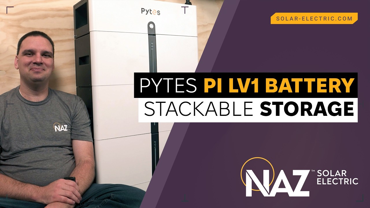 Pytes Pi LV1 Battery | 5.12 kWh Stackable Modular Battery System