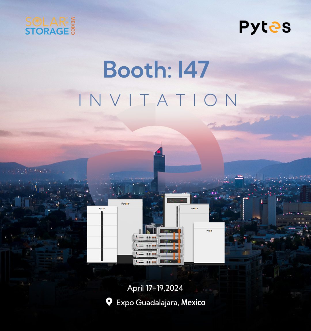 Exciting News! HOLA #Pytes is making its debut at the Solar + Storage Mexico Exhibition, booth I47. 