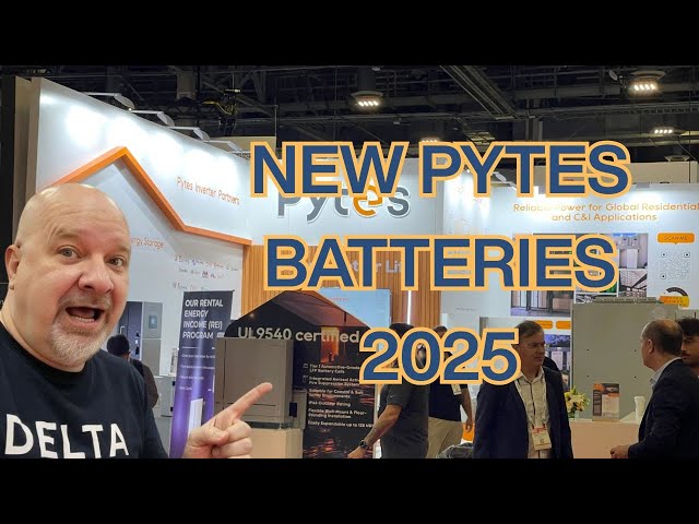 Pytes Batteries at RE+ Las Vegas 2025 | V10, V16, V5 & Commercial Energy Storage
