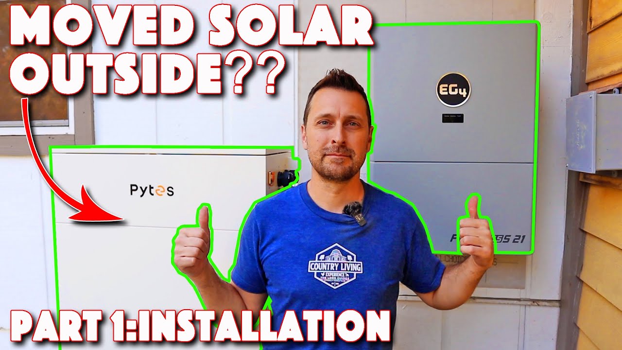 Easy Solar Power System Space Saving Solution! EG4 FlexBOSS21 16kw & Pytes V-Box Install!
