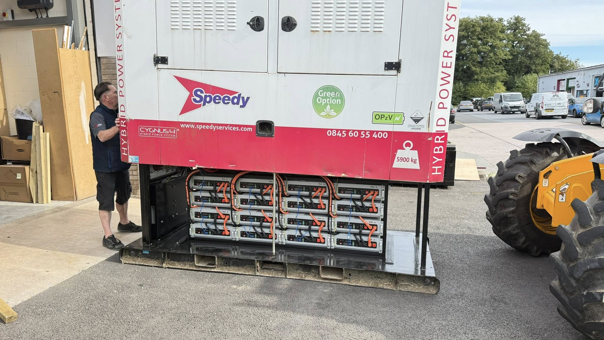 Repowering a Hybrid Generator with Pytes Lithium Storage