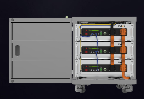 Pytes V5° Battery: High-Density 51.2V LFP Energy Storage with 100A Continuous Output and Scalable 491kWh System Architecture