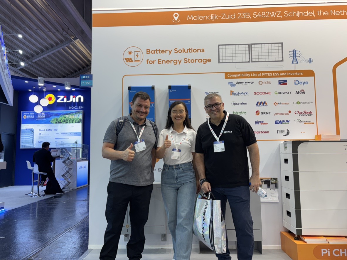 Pytes Reconnects with Partners at Intersolar Europe